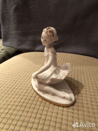 Фарфоровая статуэтка Балерина Машенька. лфз