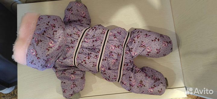 Зимний комбинезон для мини собак