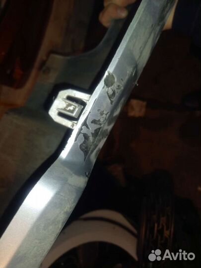 Юбка заднего бампера renault duster