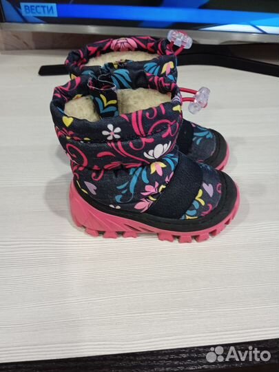 Сапожки зимние размер 20-21