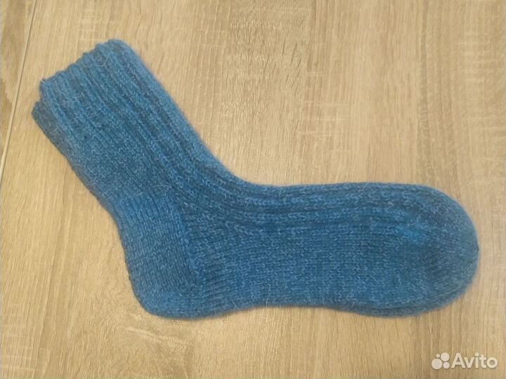 Носки шерстяные вязаные ручной работы