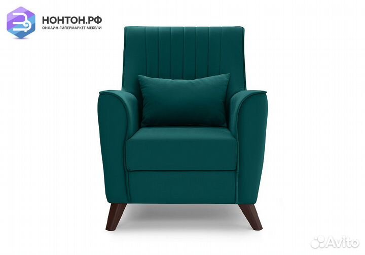 Кресло Оксфорд изумрудный