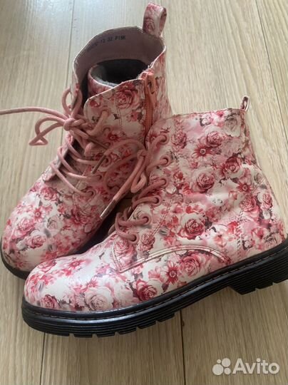Ботинки демисезонные для девочки размер 32