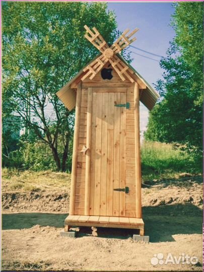 Уличный туалет с установкой щэя 624