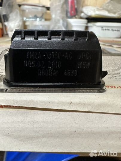 Подсветка номера ford transit