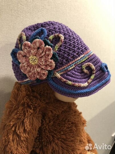 Кепка вязанная детская на 48-50