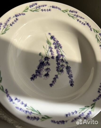 Тарелка 5 штук костяной фарфор 21 см Германия