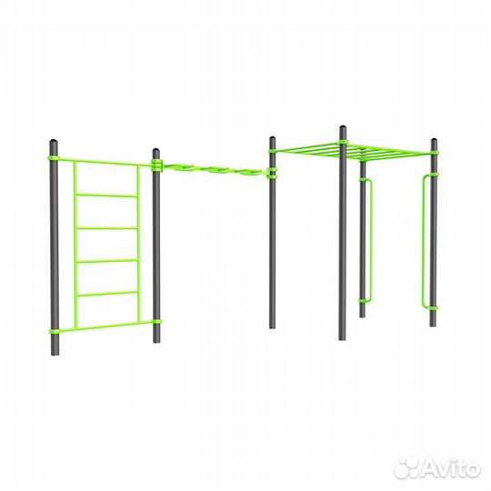 Воркаут (шведская стенка, рукоход-змеевик) W223