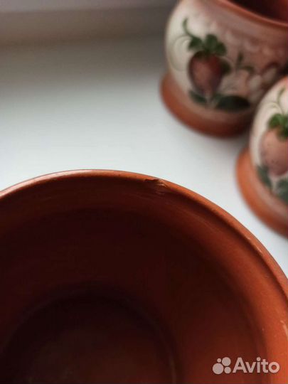 Кувшин керамика с кружками