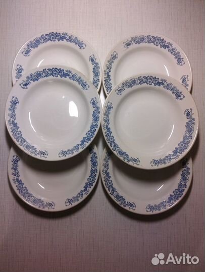 Тарелки суповые 6шт