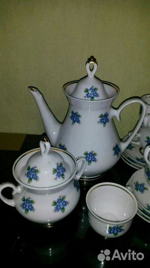 Сервиз кофейный фарфор СССР