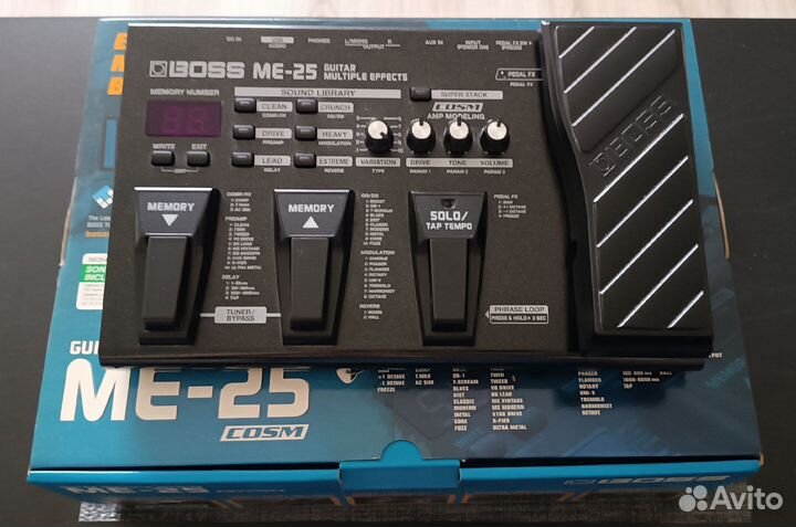 Гитарный процессор Boss ME-25