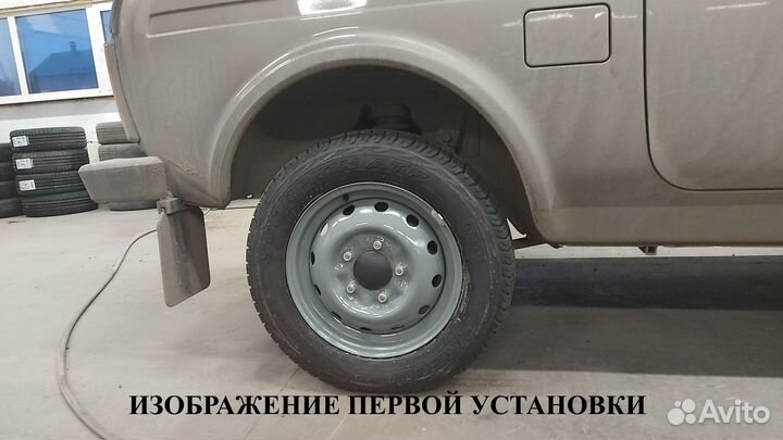 Штатные колеса R16 на штамповке LADA niva Legend