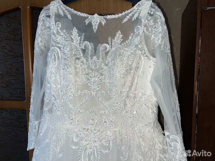 Свадебное платье. Размер 52-54