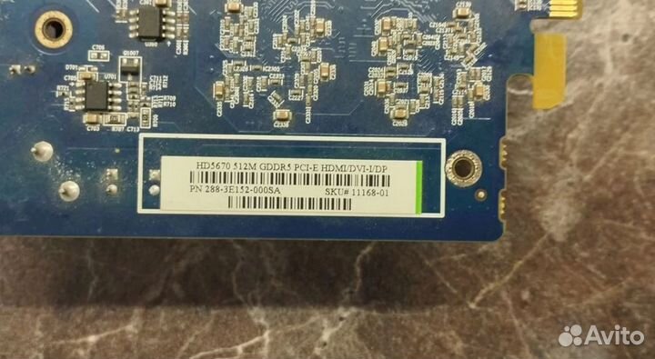 Видеокарты затычки офисные PCI-E