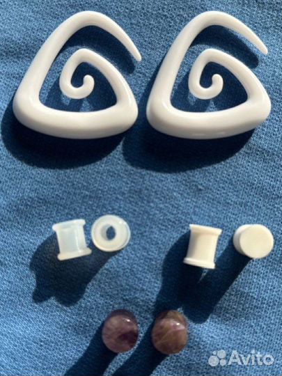 Новые Растяжки для тоннелей Улитки Плаги 8 мм