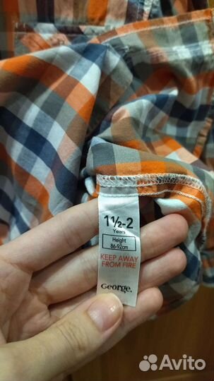 Рубашка для мальчика 86 - 92