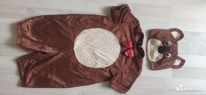 Новогодний костюм медведя прокат