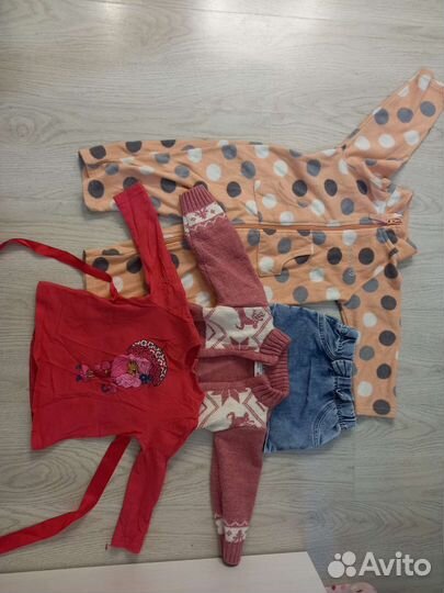 Вещи пакетом на девочку 80-92