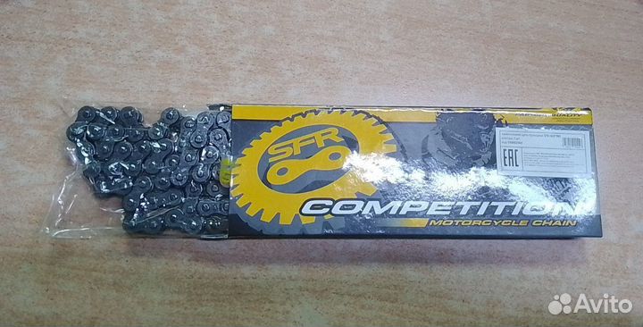 Цепь приводная 420-98 для мопеда alpha, delta