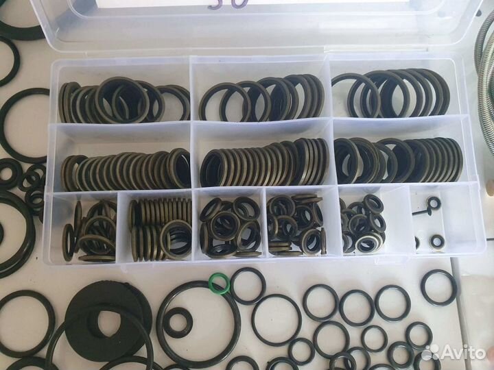 Шайба металлическая прорезиненная 27*32*2мм