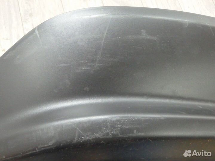 Спойлер юбка бампера заднего Rio рио 15-17