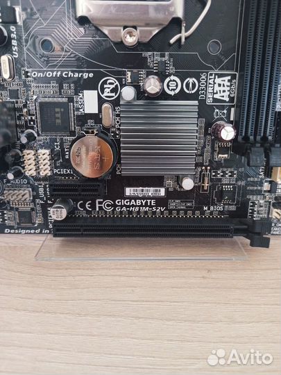 Материнская плата gigabyte GA-H81M-S2V 1150