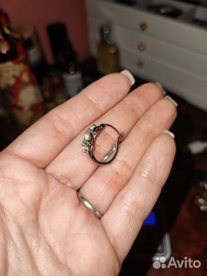 Серебряное кольцо и серьги с натуральными топазами