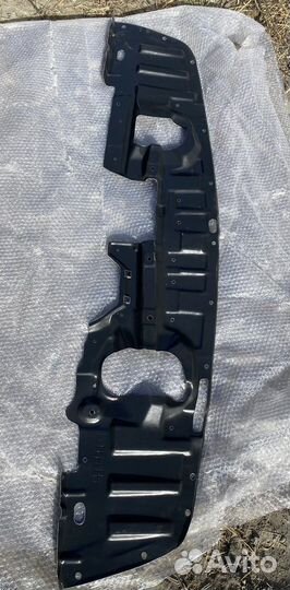 Защита двигателя под бампер Mitsubishi Lancer 10