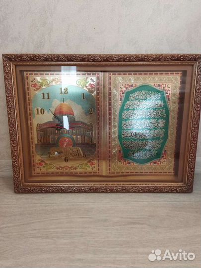 Картина часы мусульманская