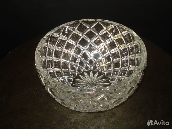 Ваза, конфетница хрусталь стекло СССР
