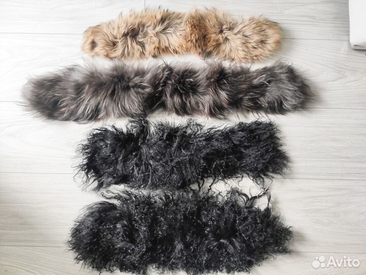 Меховые воротники для рукоделия