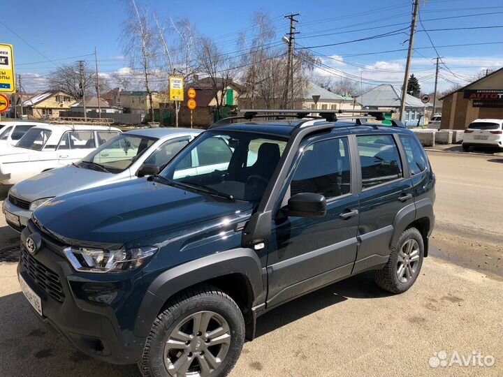 Багажник на рейлинги niva trevel (крыло)