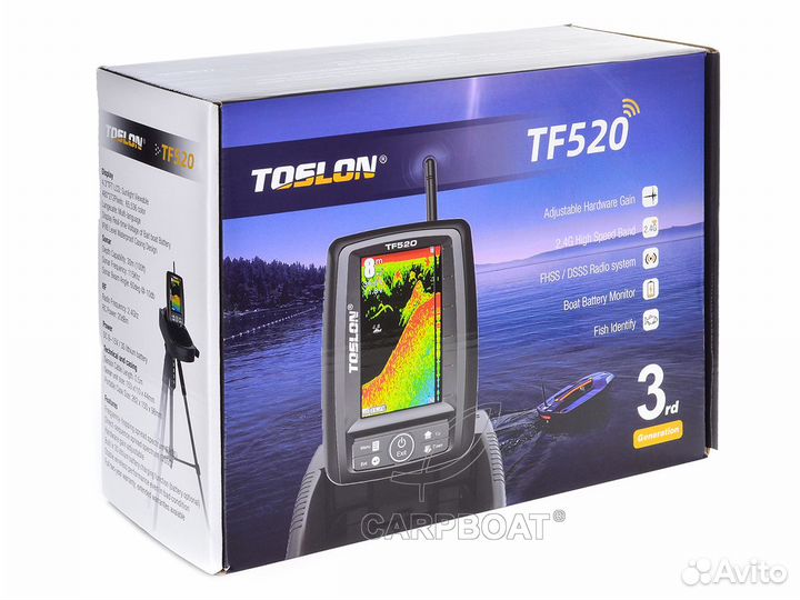 Эхолот Toslon TF 520 для рыбалки