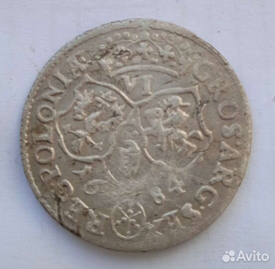 6 грошей 1684г