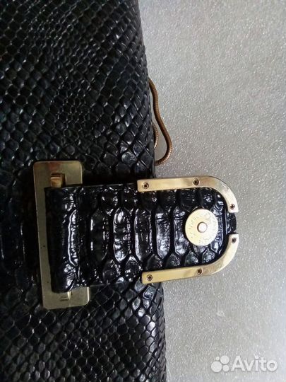 Сумка натуральная крокодил Роберто Кавалли