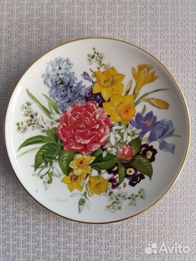 Настенная тарелка Цветы Hutschenreuther
