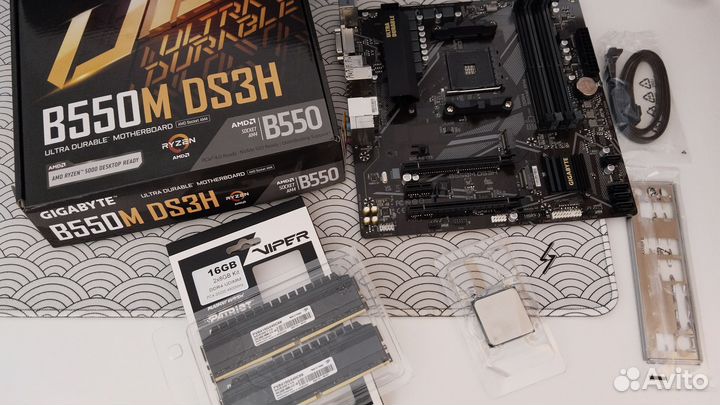 Ryzen 5 5600 + B550M DS3H + 16GB DDR4