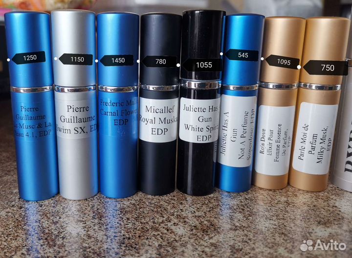 Ниша, отливанты 5-10мл