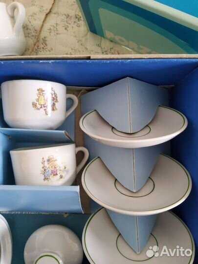 Винтажный чайный сервиз детский