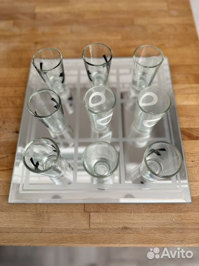 Рюмочный набор крестики -нолики