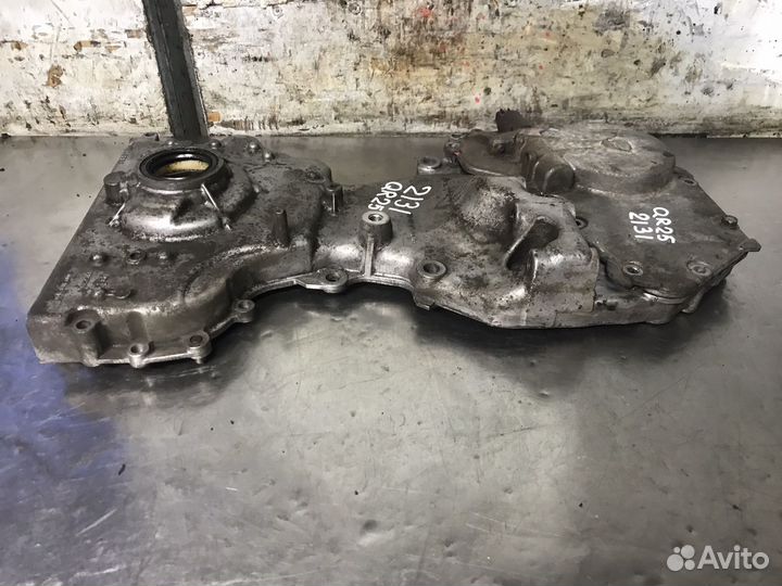 Передняя крышка двс QR25 Nissan X-Trail Teana