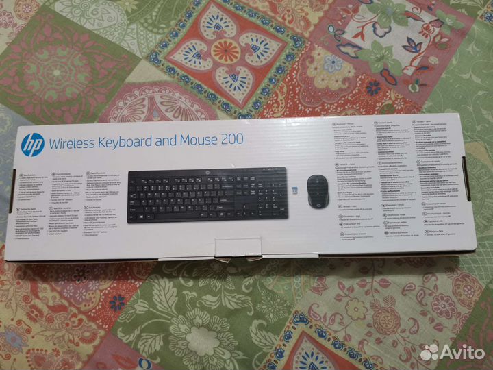Беспроводная клавиатура с мышью HP