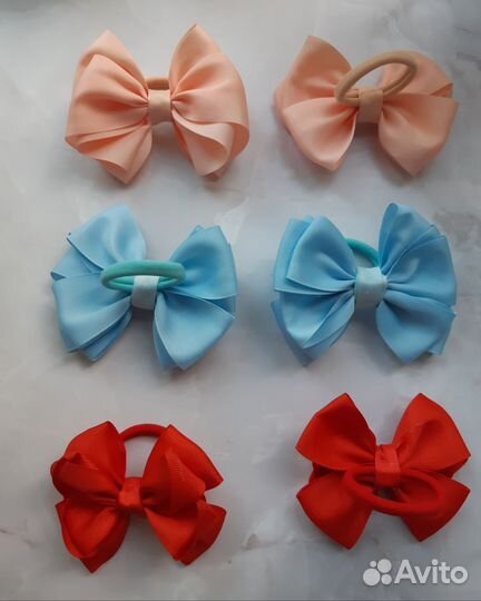 Резинки и заколки для волос на 1 сентября