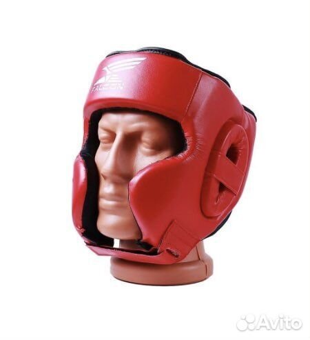 Шлем закрытый Falcon 1 синий и красный