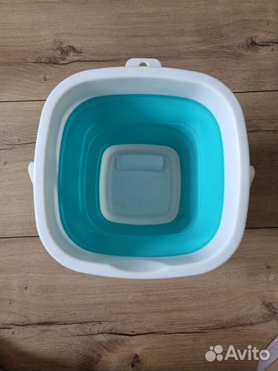 Ведро складное силиконовое