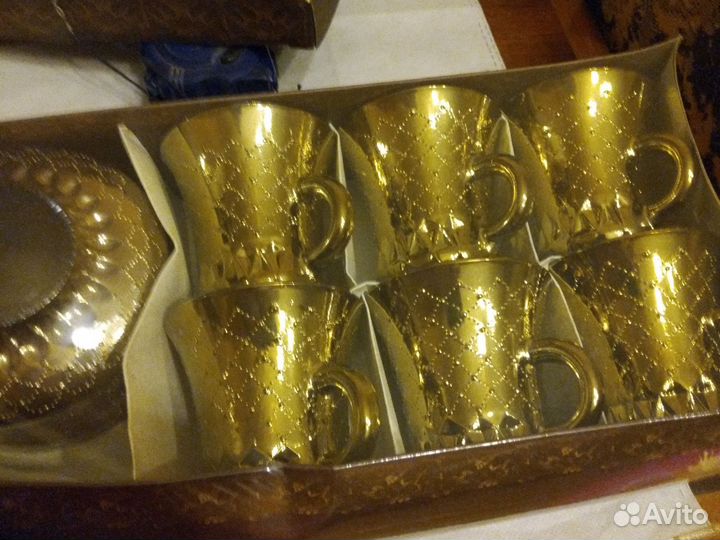 Кофейный набор СССР даглас 6чашек +6 блюдец