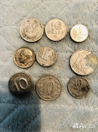 Монеты чехословакии, польши и др стран