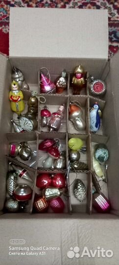 Елочные игрушки СССР