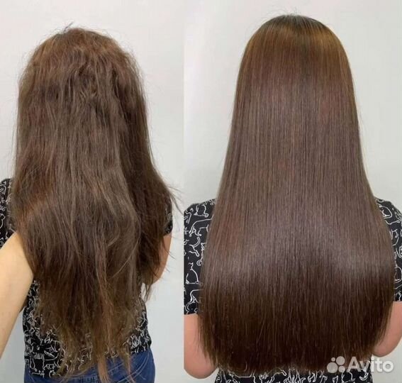 Кератиновое выпрямление волос/ Ботокс